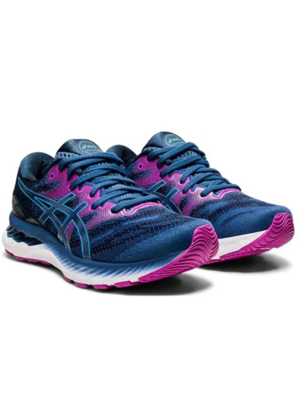 Asics Wmns Gel Nimbus 23 Digital Aqua Plum 1012A885-402 Size 10 US 42 EUR